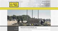 Desktop Screenshot of centralrealtycc.com